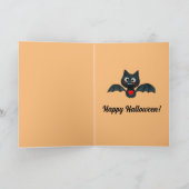 Grappig dat ik Batty Over jou Halloween Bat met na Kaart (Binnen)