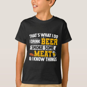 Grappig dat ik beer een beetje rook en ik weet dun t-shirt