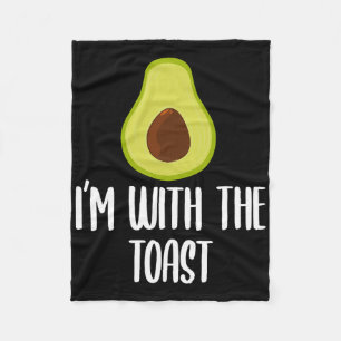 Grappig dat ik bij de Toast Avocado Halloween kopp Fleece Deken