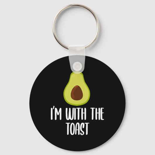 Grappig dat ik bij de Toast Avocado Halloween kopp Sleutelhanger (Voorkant)
