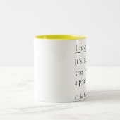 Grappig dat ik CDO heb zoals OCD Tweekleurige Koffiemok (Center)