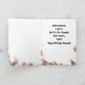 Grappig dat ik chocolade heb gekocht voor je Kaart (Binnen)