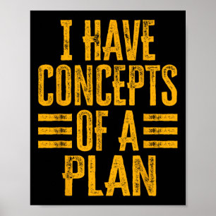 Grappig dat ik concepten heb van een plan 1 poster