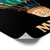 Grappig dat ik D Minton Shuttle Dminton Player ben Poster (Hoek)