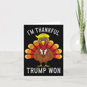 Grappig dat ik dankbaar ben dat Trump Amerika heef Kaart