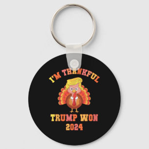 Grappig dat ik dankbaar ben Trump 2024 We Won Make Sleutelhanger