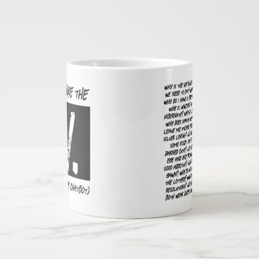 Grappig dat ik de AI developers heb gebroken Grote Koffiekop (Voorkant)