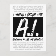 Grappig dat ik de AI heb gebroken...