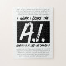 Grappig dat ik de AI heb gebroken...