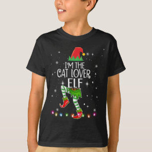 Grappig dat ik de Cat Lover Elf met Kerstmis ben. T-shirt