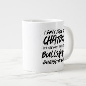 Grappig dat ik de Chatbot niet haat... Grote Koffiekop (Voorkant rechts)