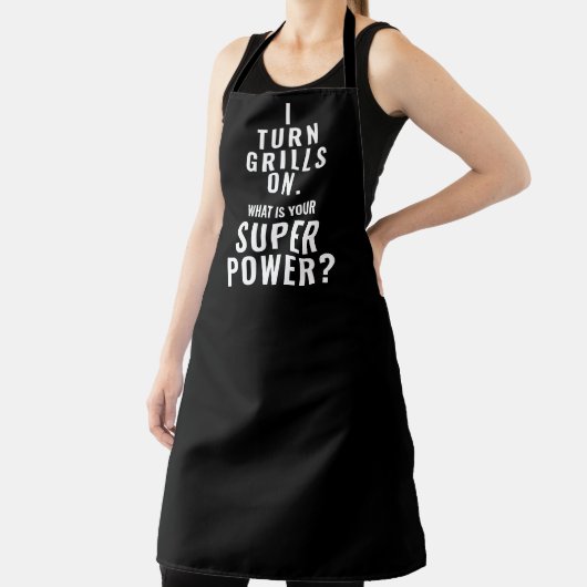 Grappig dat ik de grillen draai over wat je Superp Schort (Insitu)