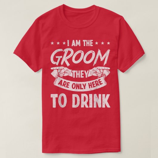 Grappig dat ik de Groom Matching Set Triple Bachel T-shirt (Design voorkant)