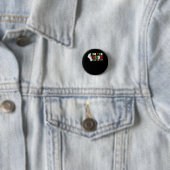 Grappig dat ik de Italiaanse nonna non Capiche Hum Ronde Button 3,2 Cm (In situ)