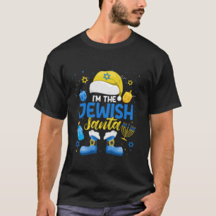 Grappig dat ik de Joodse Kerstman Menorah blij ben T-shirt