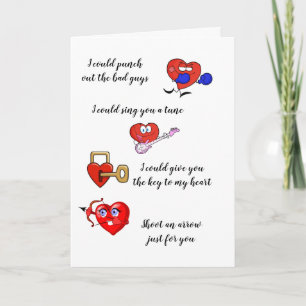 Grappig dat ik de Kaart van Valentijns kan horen