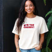 Grappig dat ik de kersenvibe slogan moederdag ben t-shirt