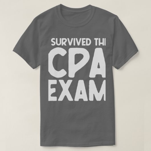 Grappig dat ik de koers van de CPA Exam Accountant T-shirt (Design voorkant)