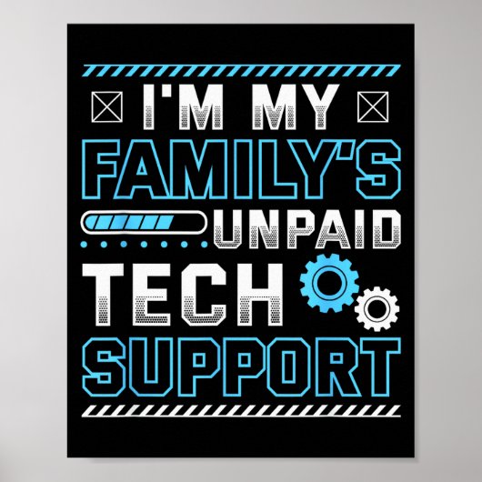 Grappig dat ik de onbetaalde technische ondersteun poster (Voorkant)