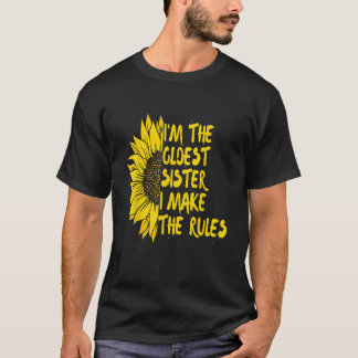 Grappig dat ik de oudste zus ben die ik de regels t-shirt