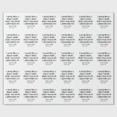 Grappig dat ik de tanden van een tijger zou flanke cadeaupapier (Vlak)