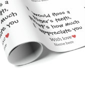 Grappig dat ik de tanden van een tijger zou flanke cadeaupapier (Rol Hoek)