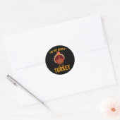 Grappig dat ik de tante van Turkije ben. Ronde Sticker (Envelop)