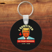 Grappig dat ik de Trump-recessie van 7 tot 9 april Sleutelhanger (Voorkant)