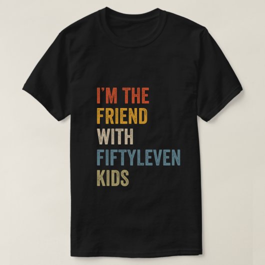 Grappig dat ik de vriend ben met Fiftyleven Kinder T-shirt (Design voorkant)