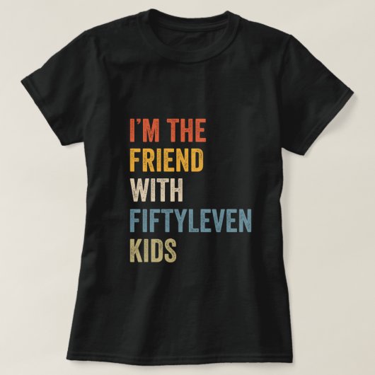 Grappig dat ik de vriend ben met Fiftyleven Kinder T-shirt (Design voorkant)