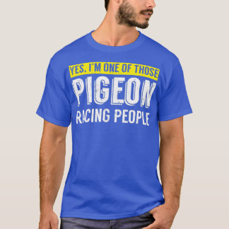 Grappig dat ik deel aan duiven die mensen vogelcad t-shirt
