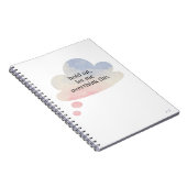 Grappig dat ik deze pastelwolk overdenk notitieboek (Rechterzijde)