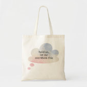 Grappig dat ik deze pastelwolk overdenk tote bag (Voorkant)