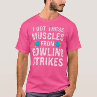 Grappig dat ik deze spieren van bowling stakingen  t-shirt
