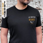 Grappig dat ik die aangepaste naam zou roken BBQ G T-shirt