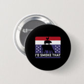 Grappig dat ik die barbecue retro grilling BBQ zou Ronde Button 5,7 Cm (Voorkant /achterkant)
