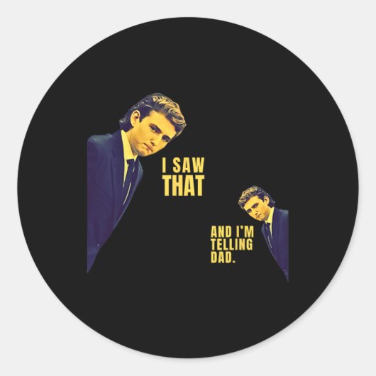 Grappig dat ik die Jezus-meme zag en ik het D vert Ronde Sticker (Voorkant)