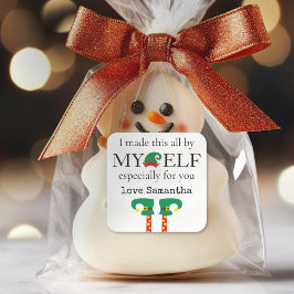 Grappig dat ik dit gemaakt heb door mijn Elf-naam Vierkante Sticker