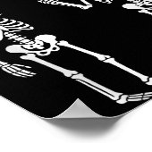 Grappig dat ik dit humoristische skelet heb gevond poster (Hoek)