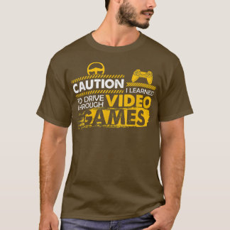 Grappig dat ik door videogame kon rijden t-shirt