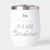 Grappig dat ik droomde van een Wine Kerstmis. (Voorkant)