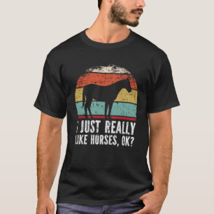 Grappig dat ik echt van Hors hou. T-shirt