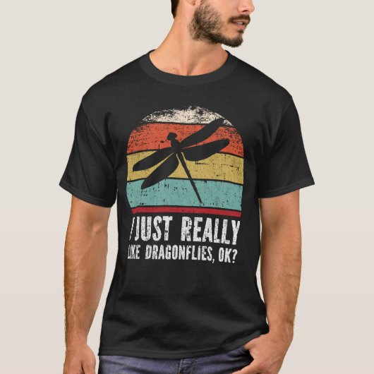 Grappig dat ik echt van libellen hou. t-shirt (Voorkant)