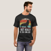 Grappig dat ik echt van zee leeuw hou. t-shirt (Voorkant volledig)