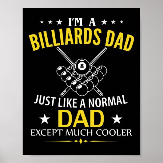 Grappig dat ik een biljartvader ben als een normal poster (Voorkant)