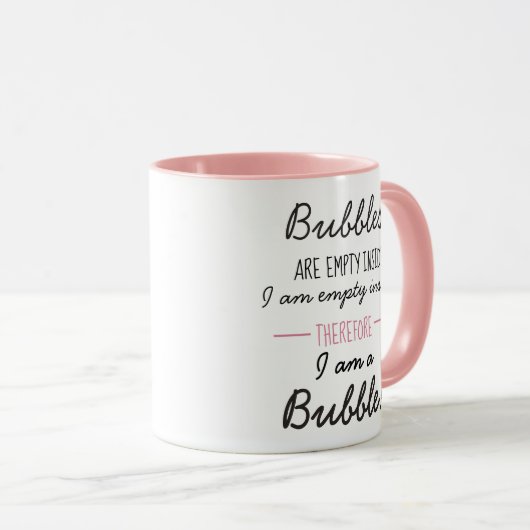 Grappig dat ik een donkere Humor ben, Joke Mok (Voorkant rechts)