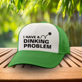 Grappig dat ik een drankprobleem grapje Pickleball Trucker Pet