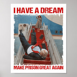 Grappig dat ik een droom heb om de gevangenis weer poster