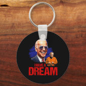 Grappig dat ik een droom heb om hem op te sluiten sleutelhanger (Voorkant)