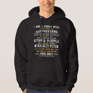 Grappig dat ik een Geweldige man heb waar hij van Hoodie